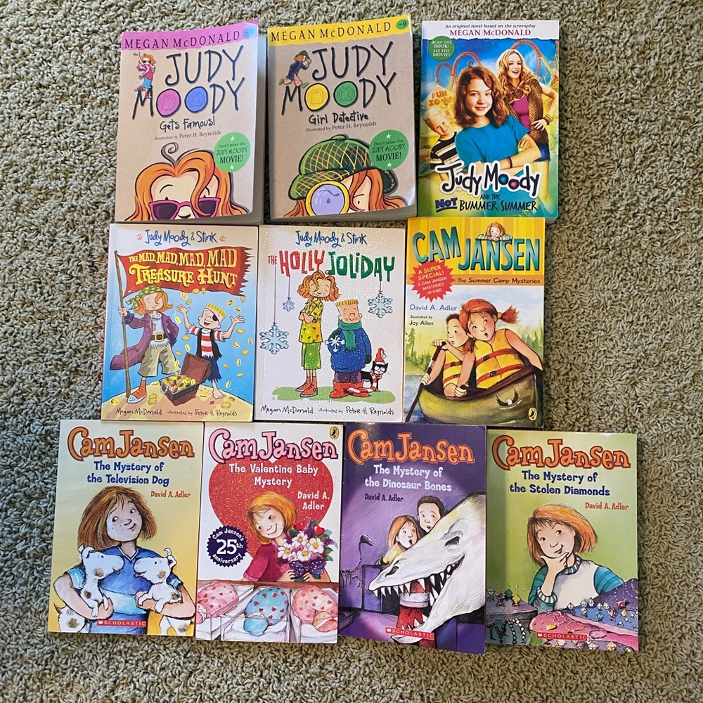 Judy Moody & Cam Jansen 10 Book Bundle
